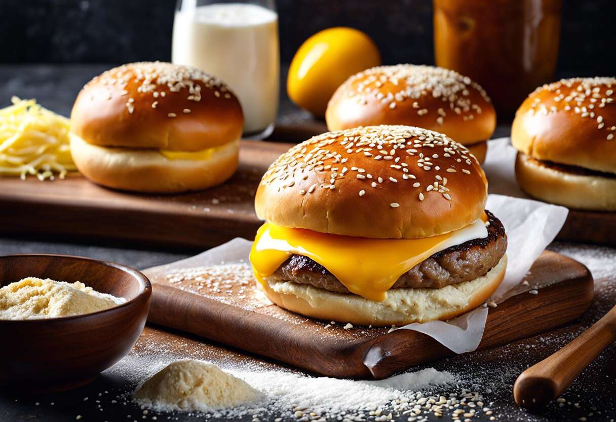 Recette maison de pain à hamburger : simple et délicieuse