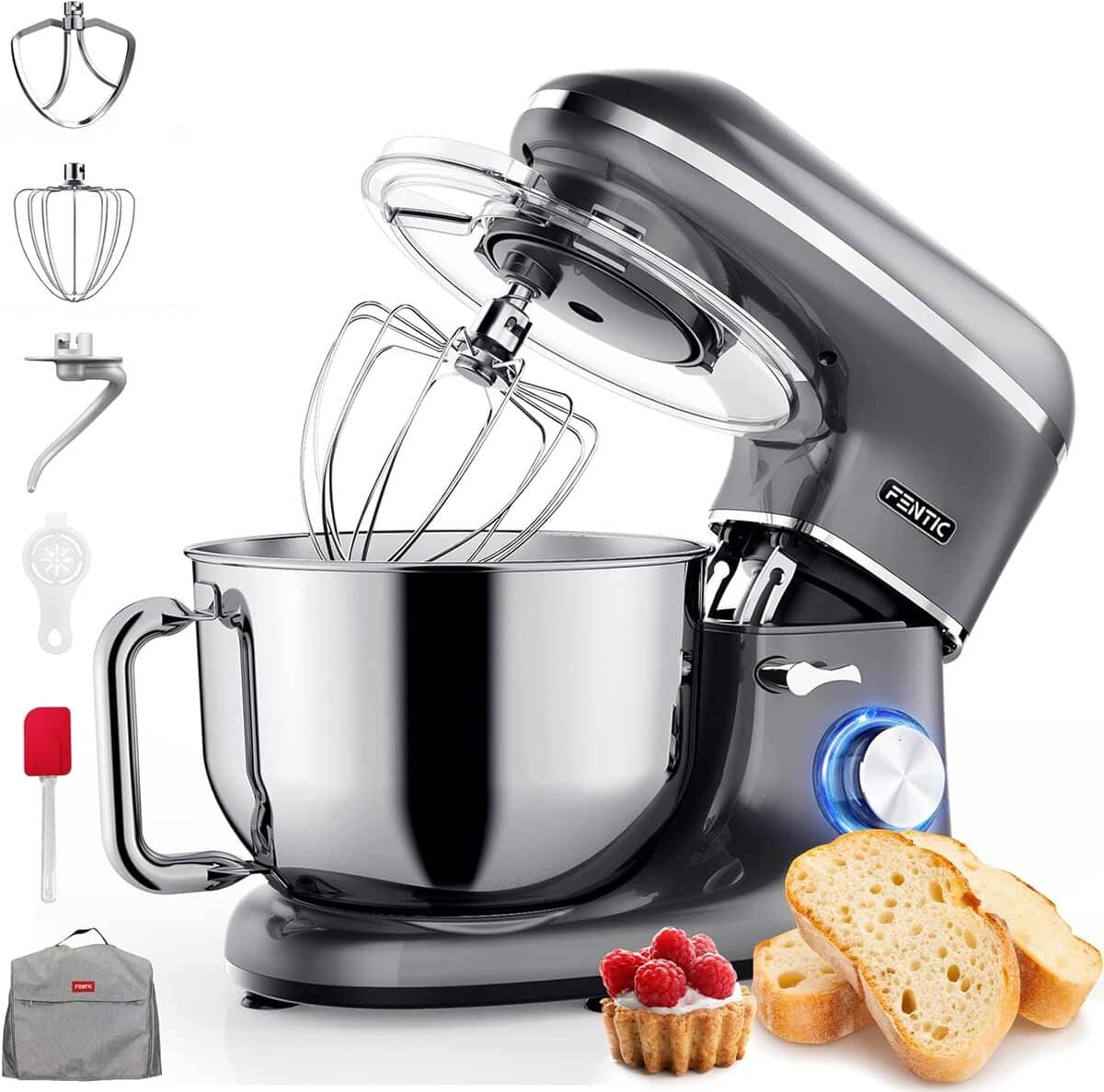 Robot Pâtissier Fentic 2000W: performance et Accessoires Complet