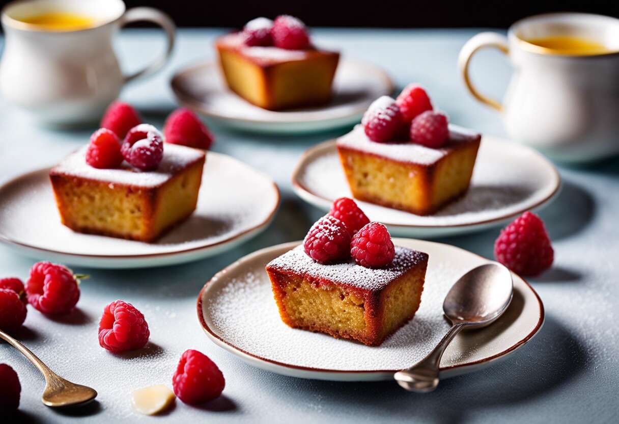 Recette financiers framboises rooibos