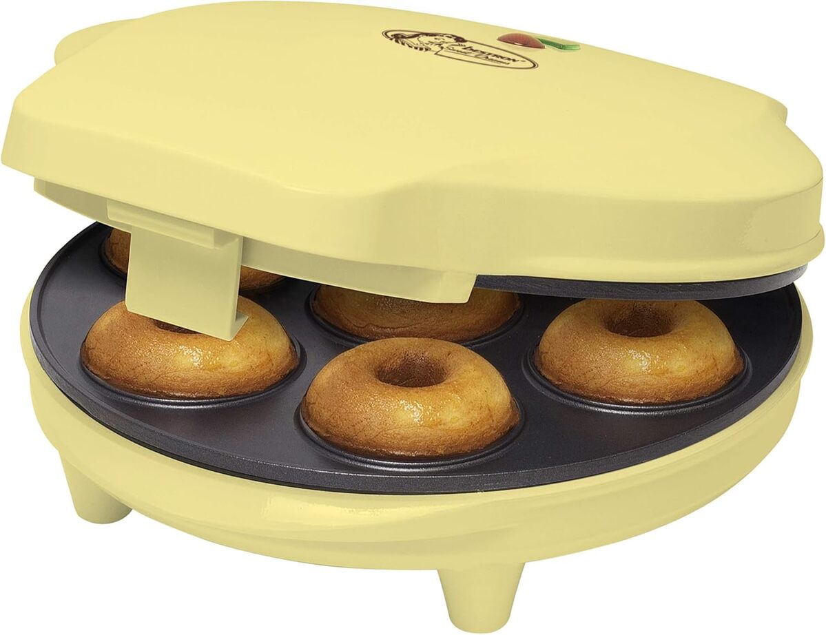 Test Bestron : mini-Appareil à Donuts Rétro Jaune