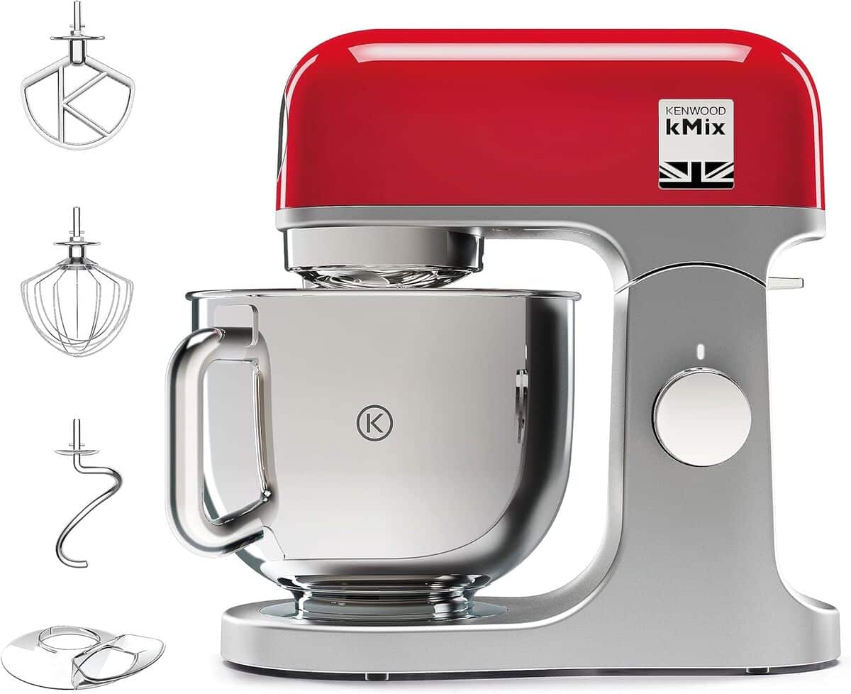 Test du Kenwood KMX750RD : robot pâtissier rouge 1000W