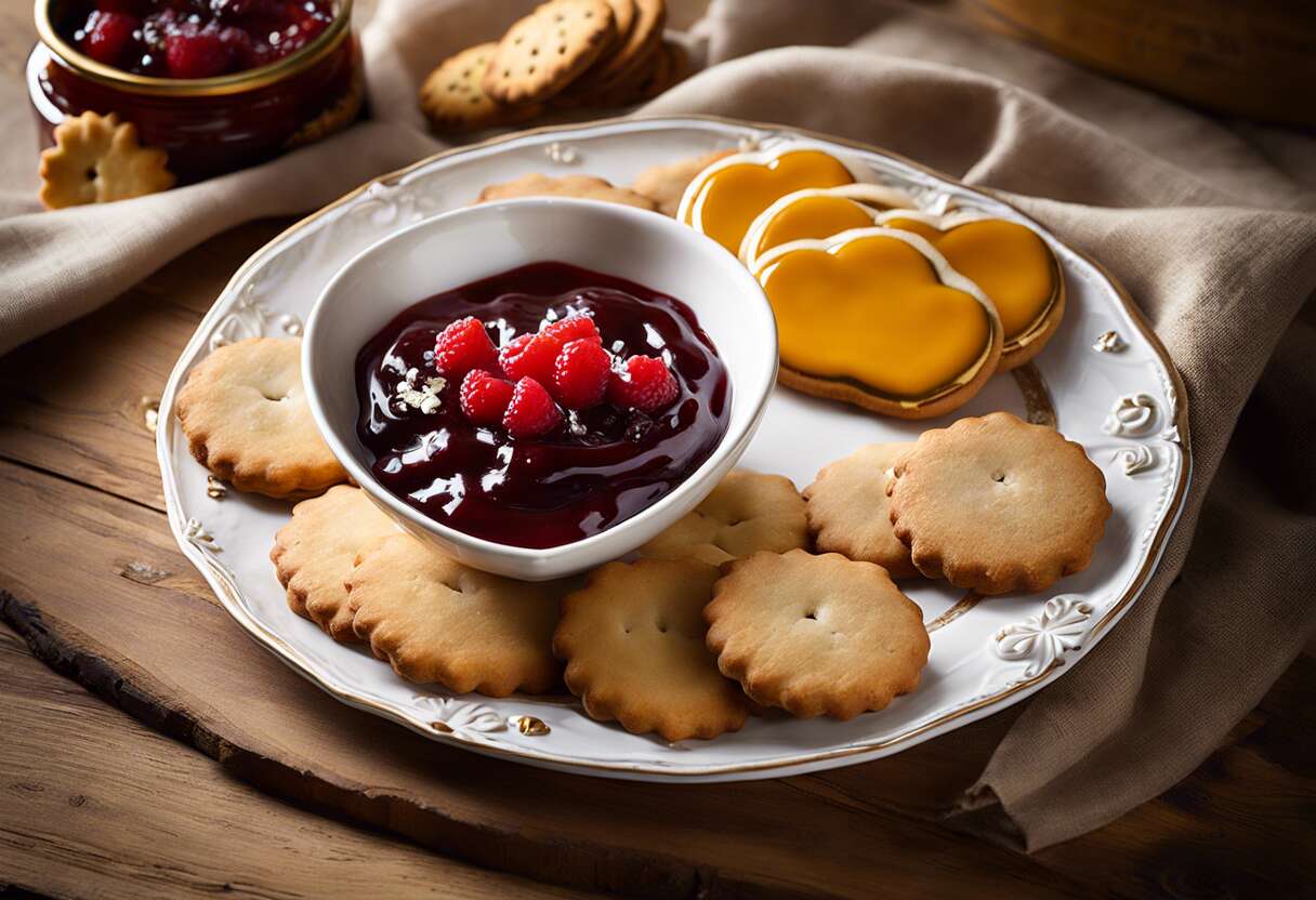 Recette de sablés à la confiture