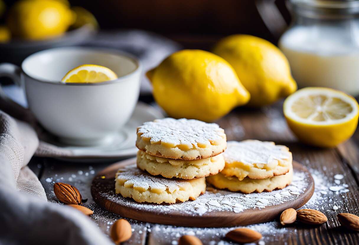 Sablés citron et amandes : une recette gourmande