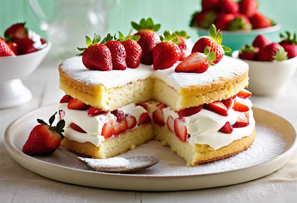 Recette de fraisier léger et facile