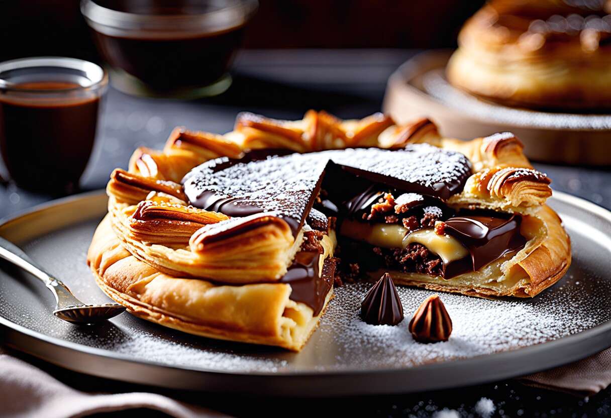 Recette de Galette des Rois au Chocolat et Praliné : succulent Twist 2024