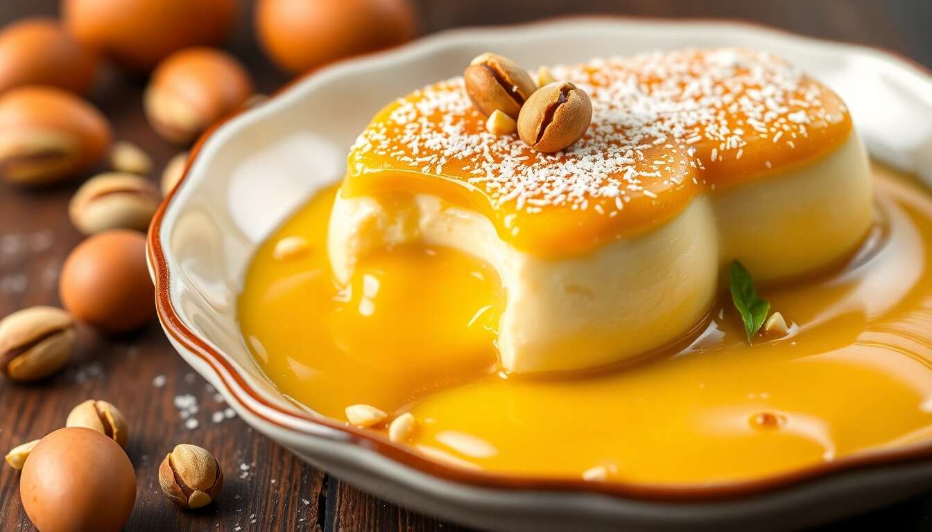 Recette d'entremets au miel de châtaignier