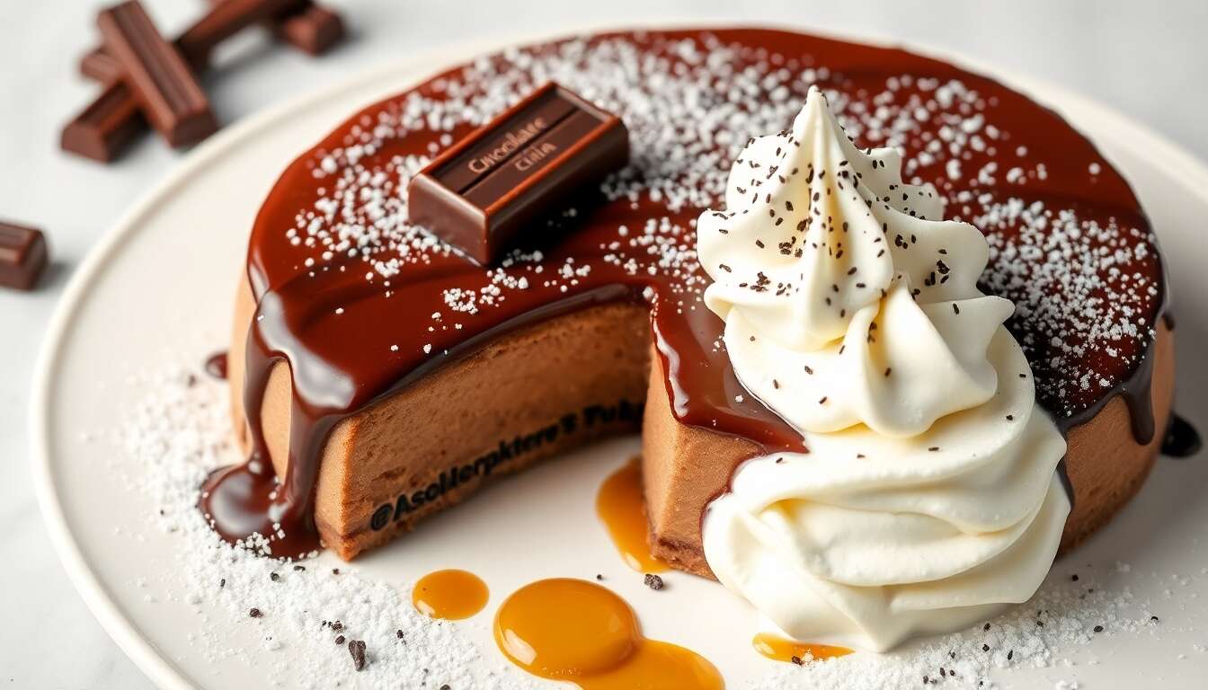 Recette d'entremets chocolat vanille