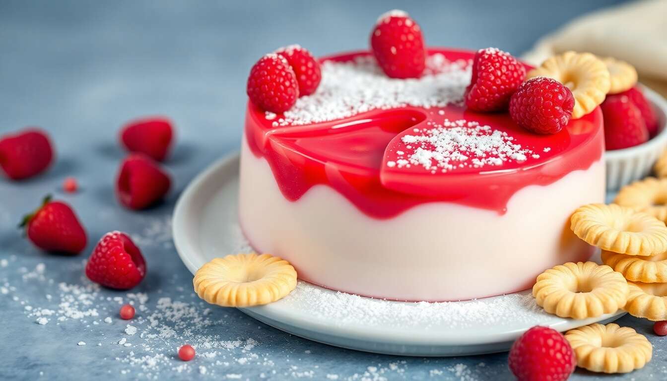 Recette d'entremets à la framboise