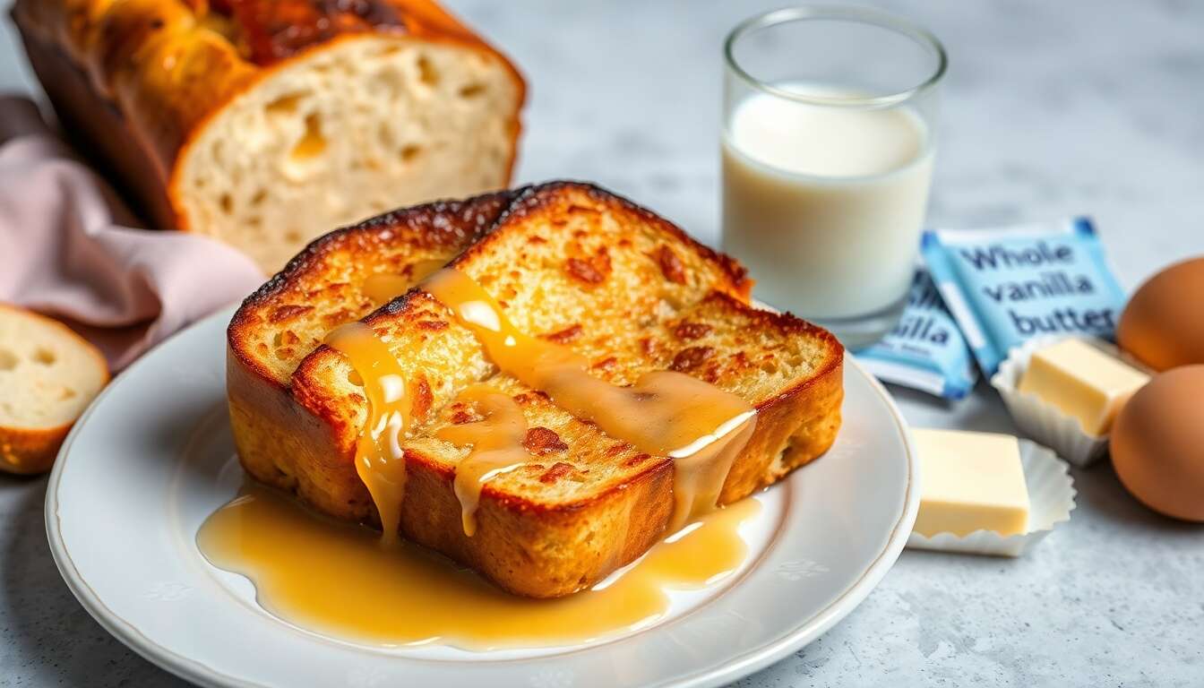 Brioche façon pain perdu : recette gourmande