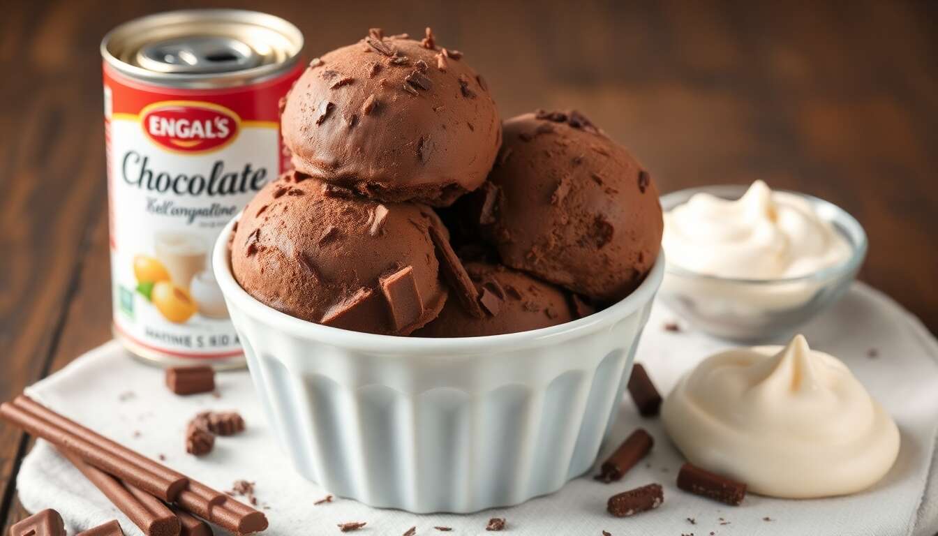 Recette facile de glace au chocolat maison