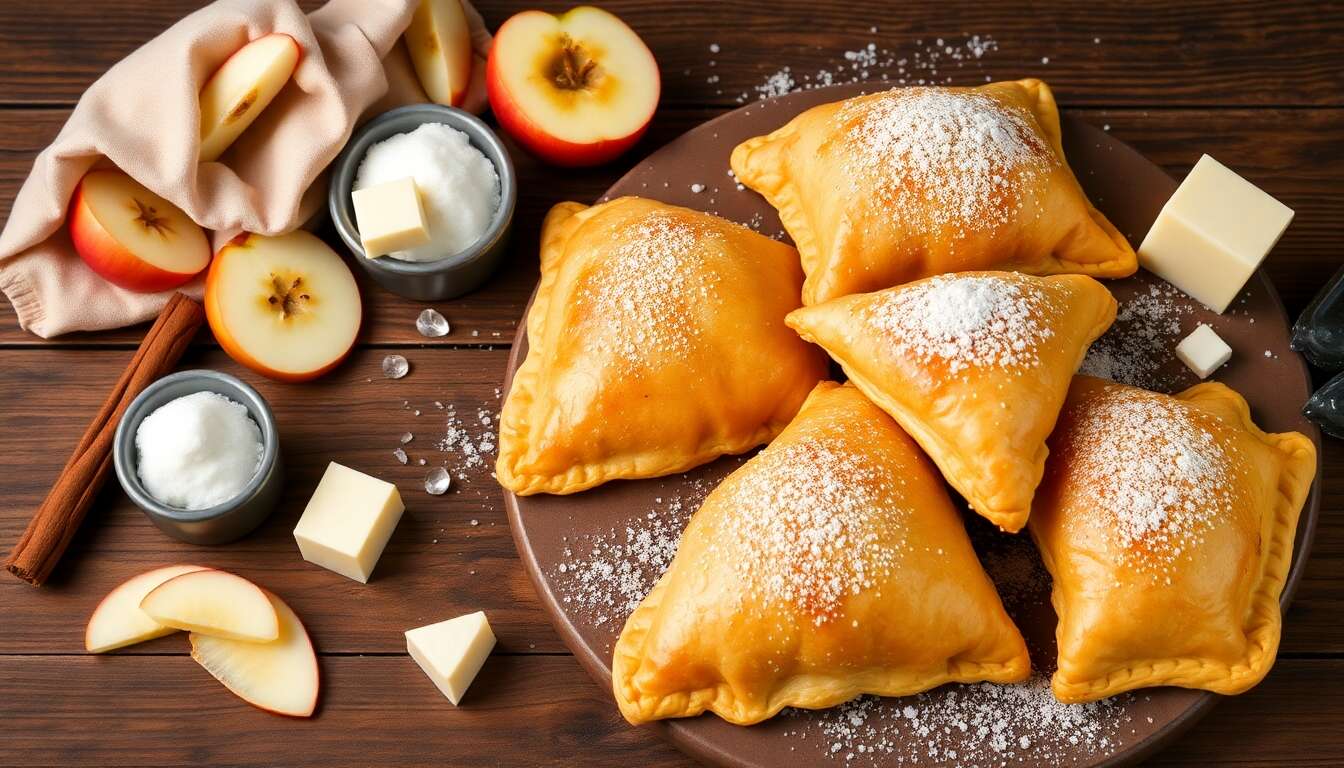 Chaussons aux pommes : recette maison facile et délicieuse
