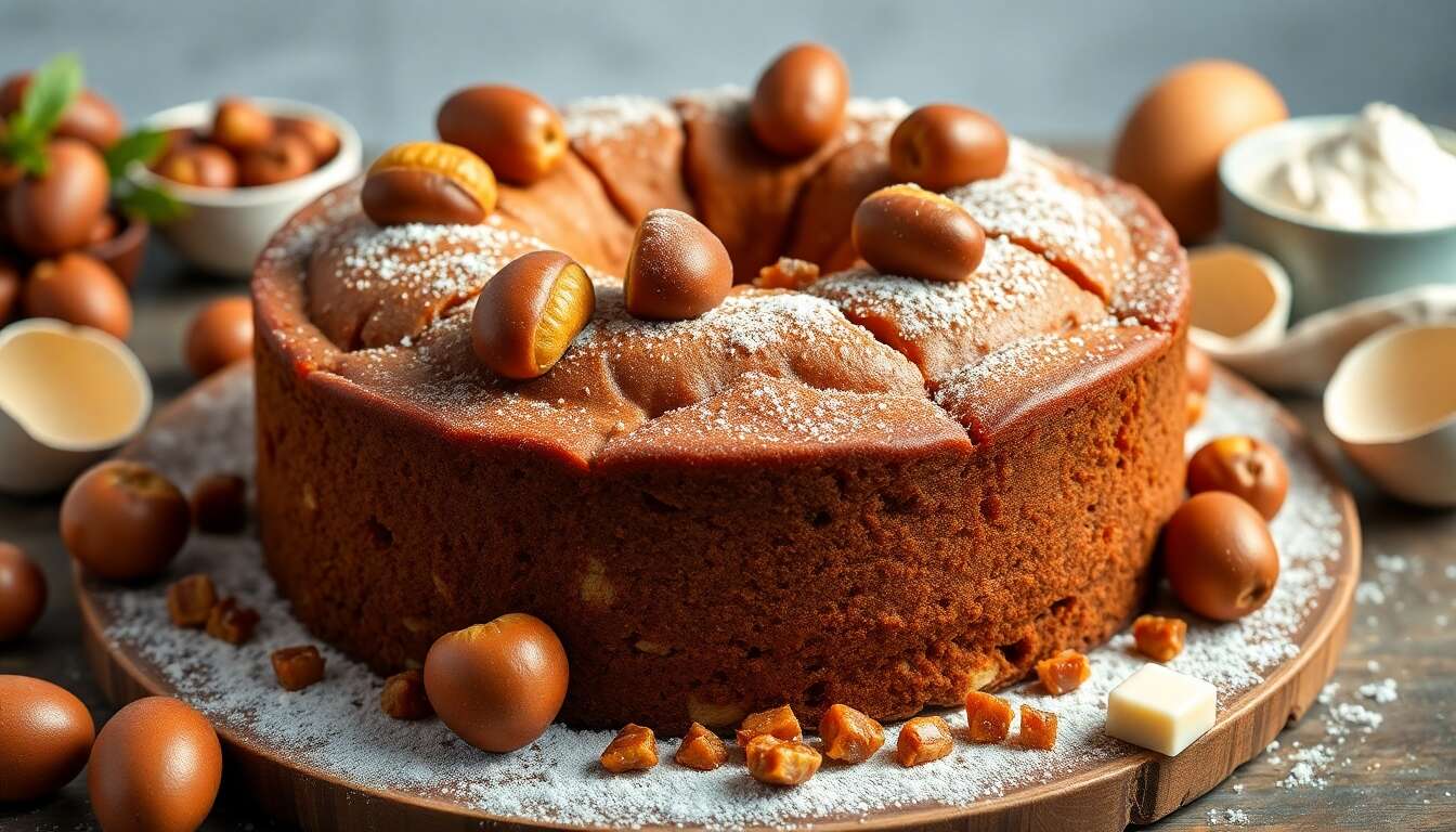 Recette du cake aux marrons glacés