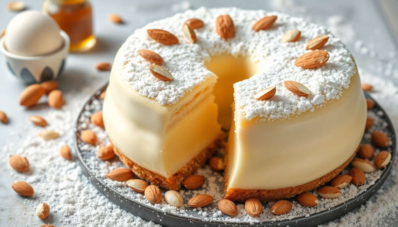 Recette d'entremets vanille et amandes