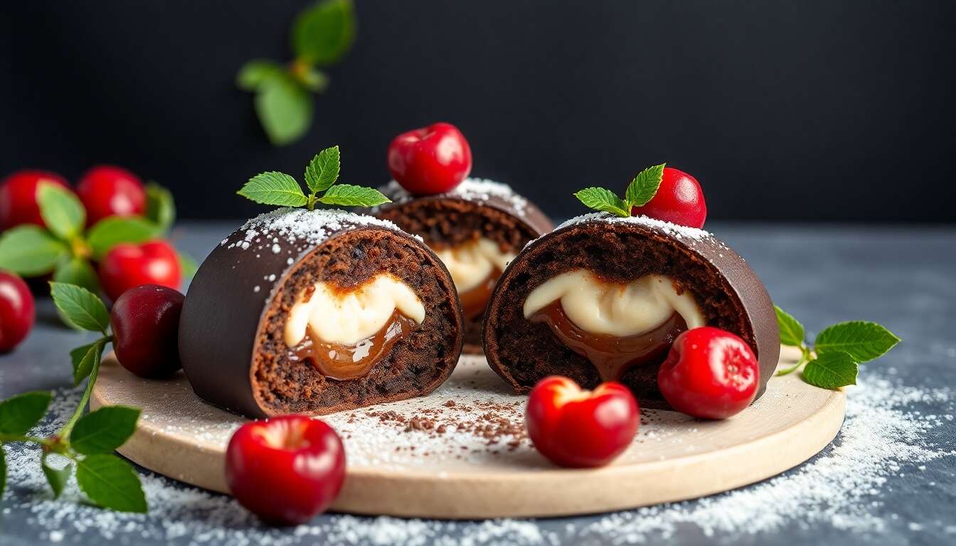 Recette entremets façon Forêt-Noire