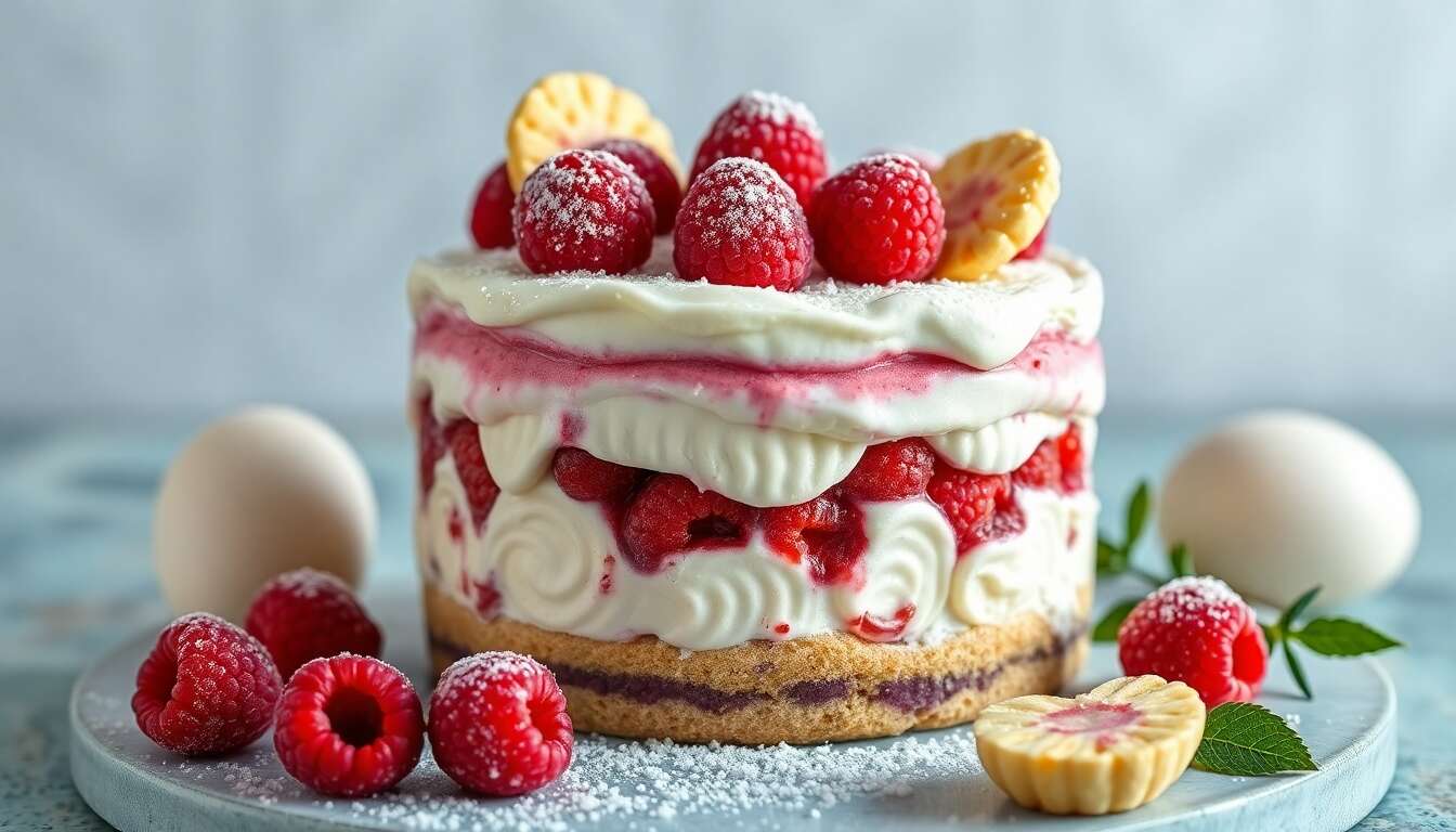 Tiramisu aux framboises : la recette gourmande