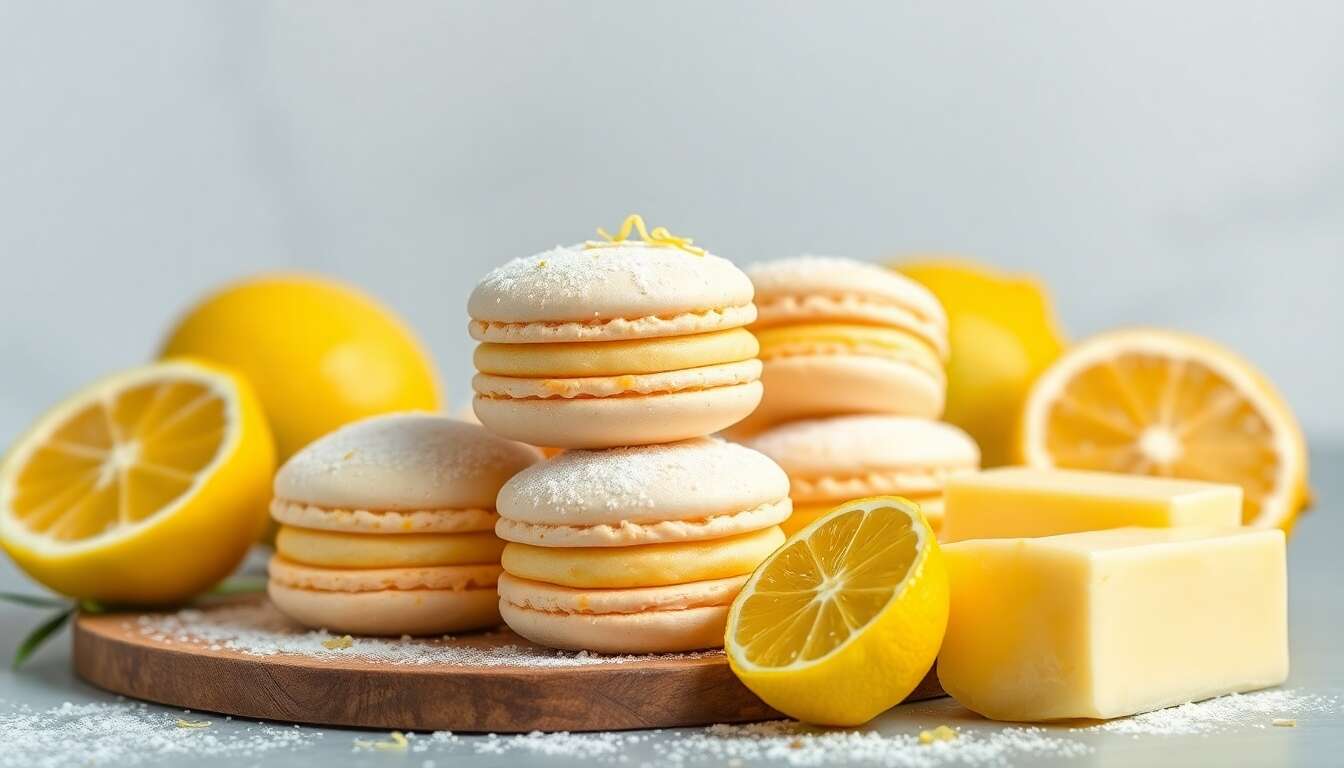Recette de macarons au citron