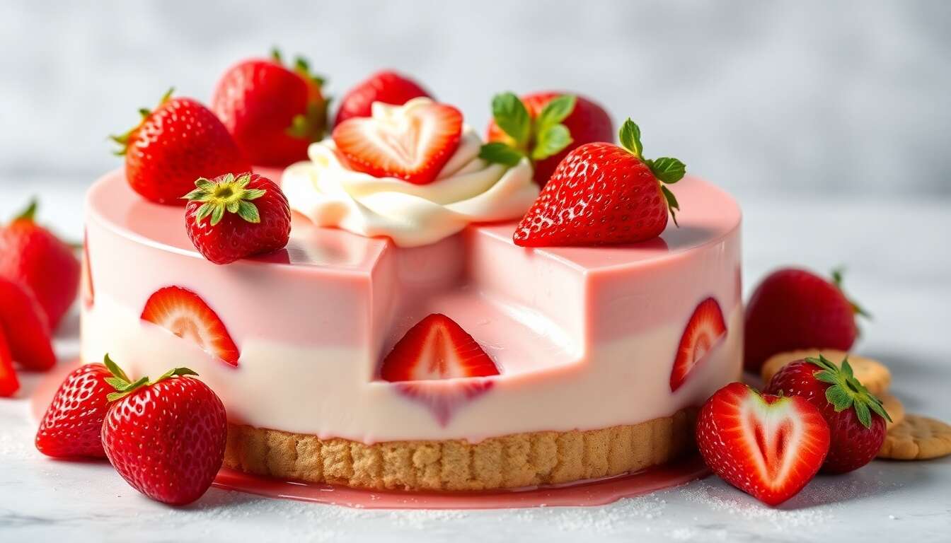 Entremets fraises et vanille : la recette facile