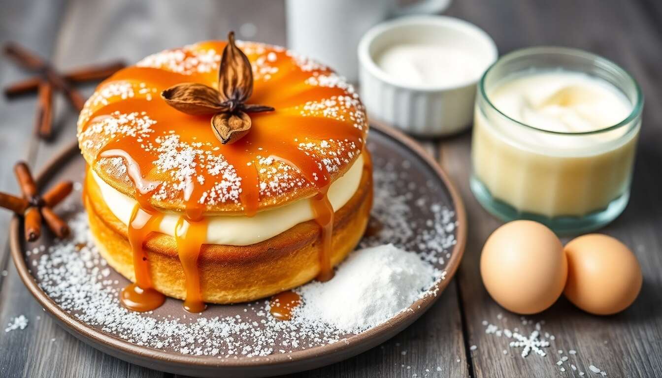 Recette de Saint-Honoré à la vanille et caramel