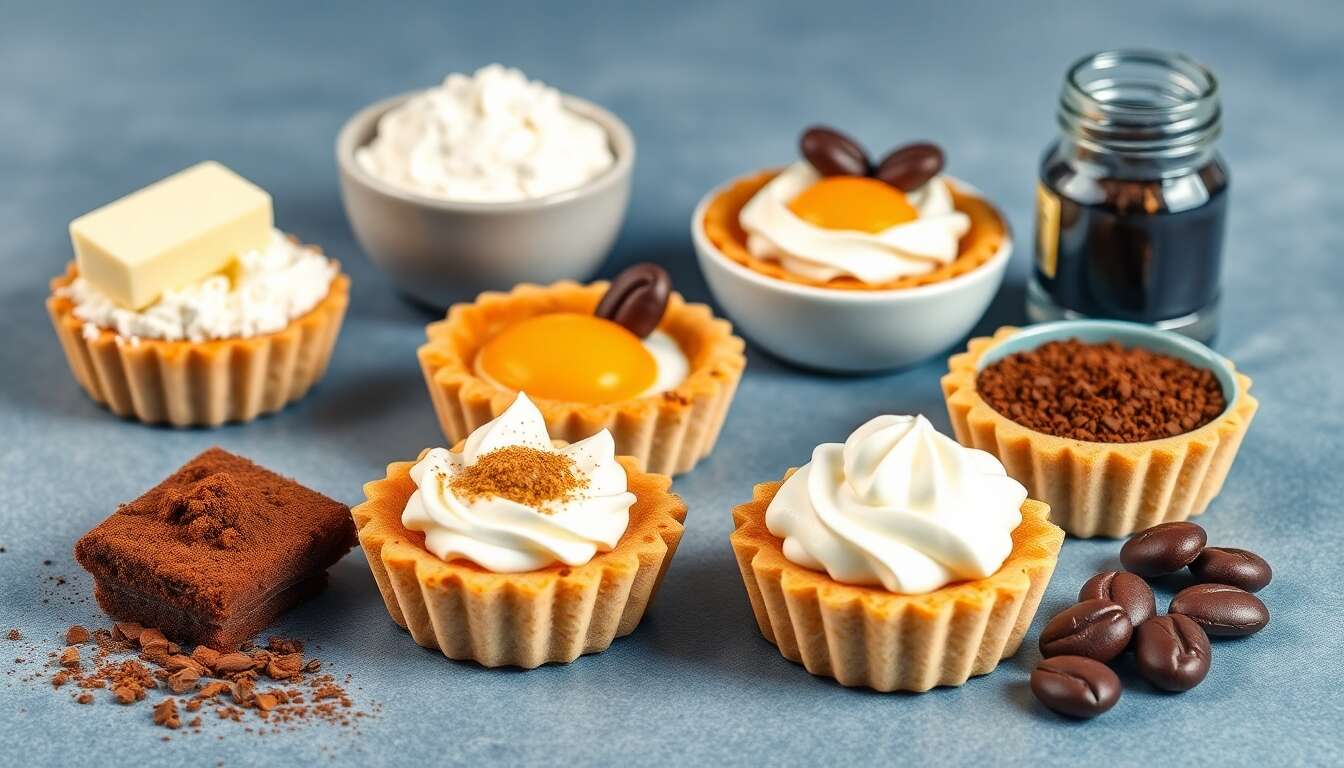 Recette de tartelettes infiniment café
