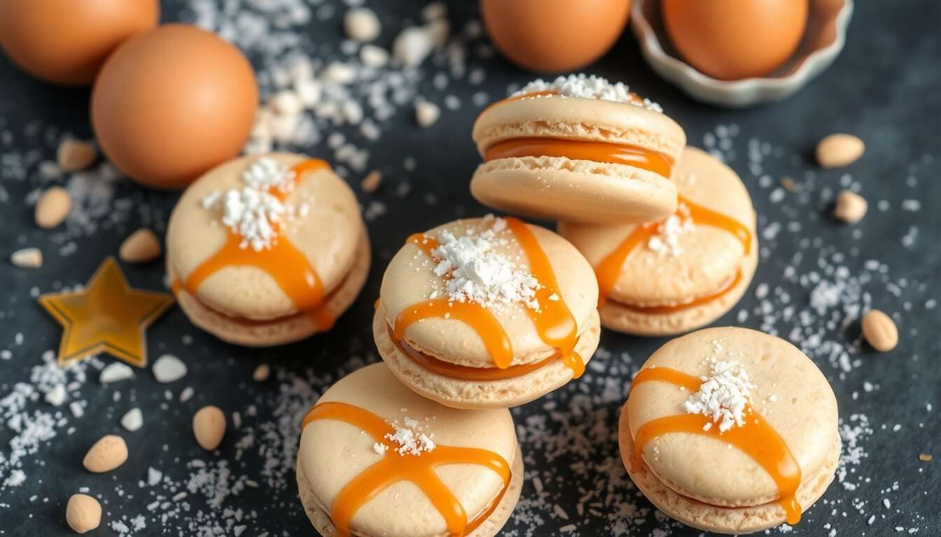 Recette de macarons au caramel beurre salé