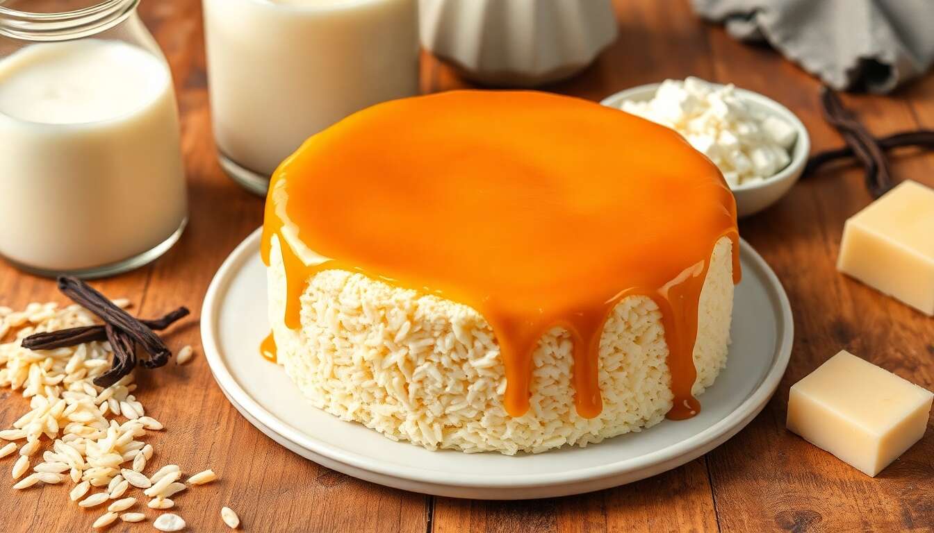 Gâteau de riz au caramel : la recette gourmande