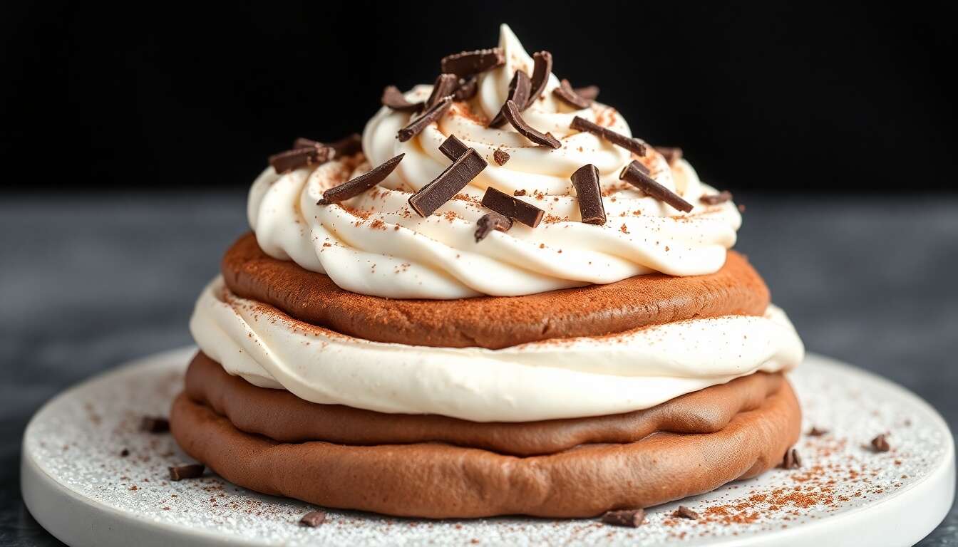Pavlova au chocolat : recette gourmande et facile