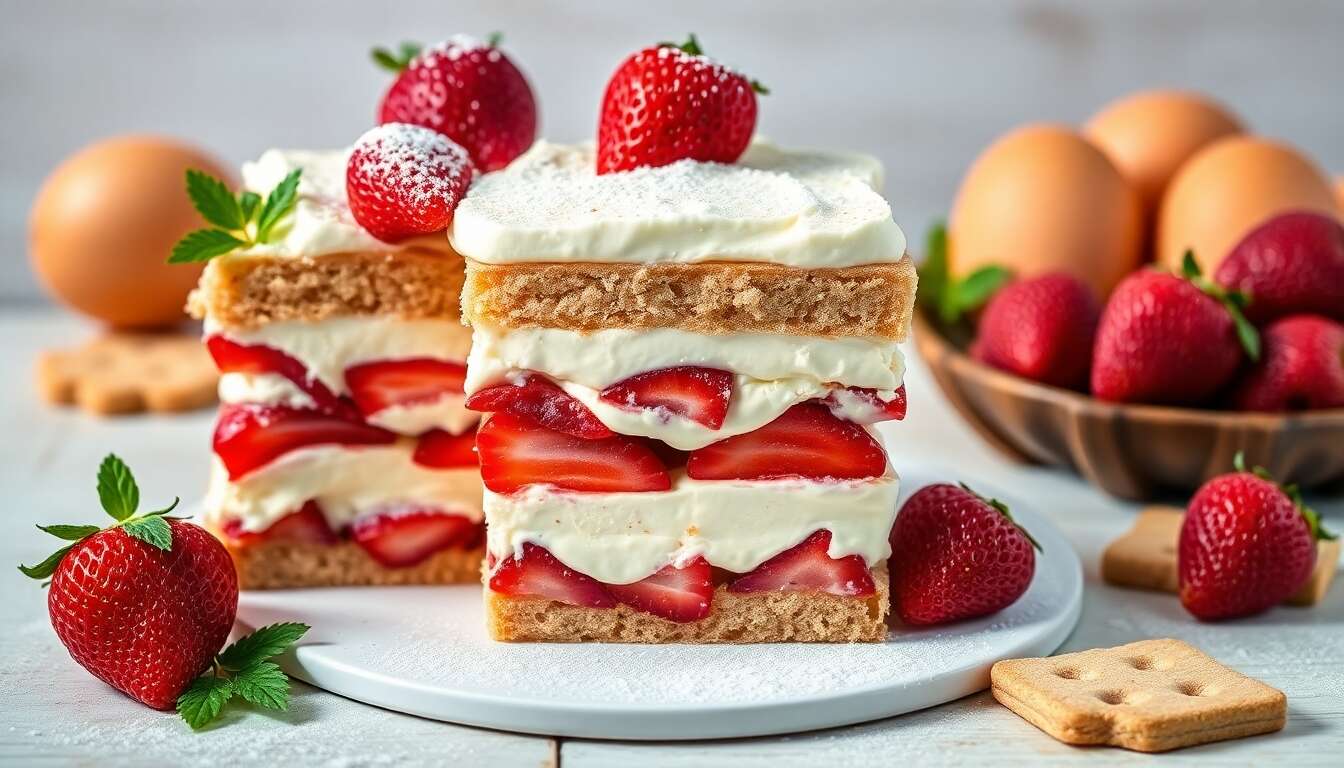 Recette tiramisu aux fraises : un dessert gourmand et fruité