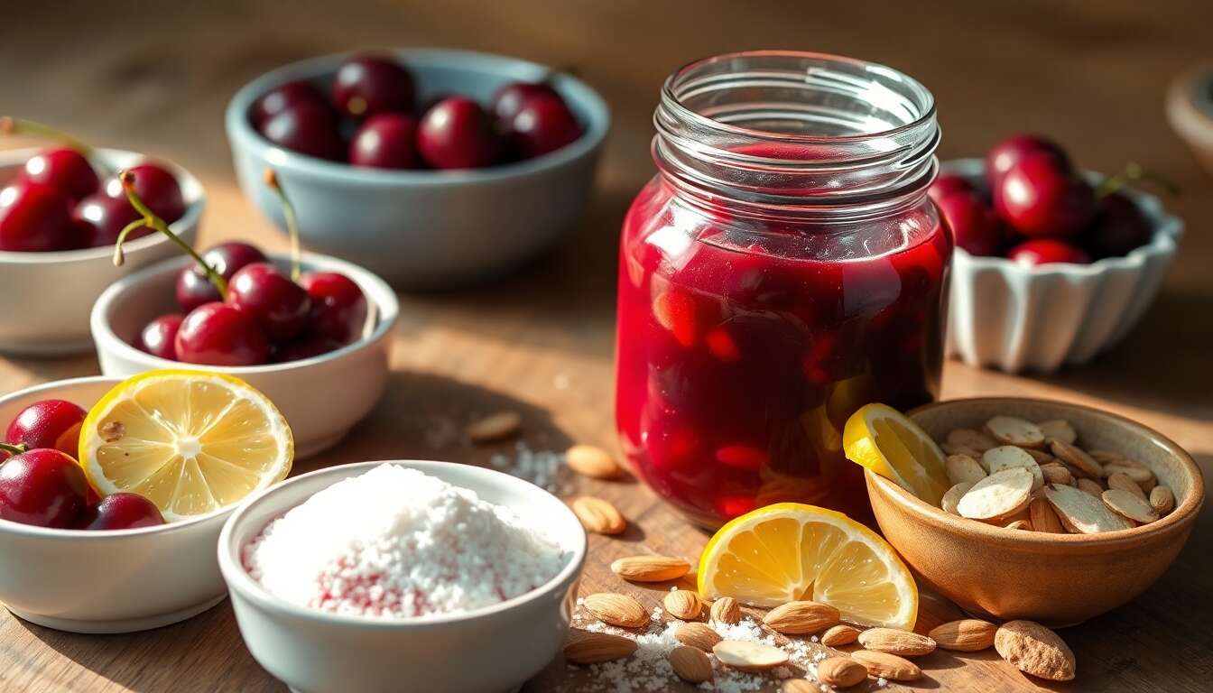 Délicieuse confiture de cerises maison : recette facile et authentique