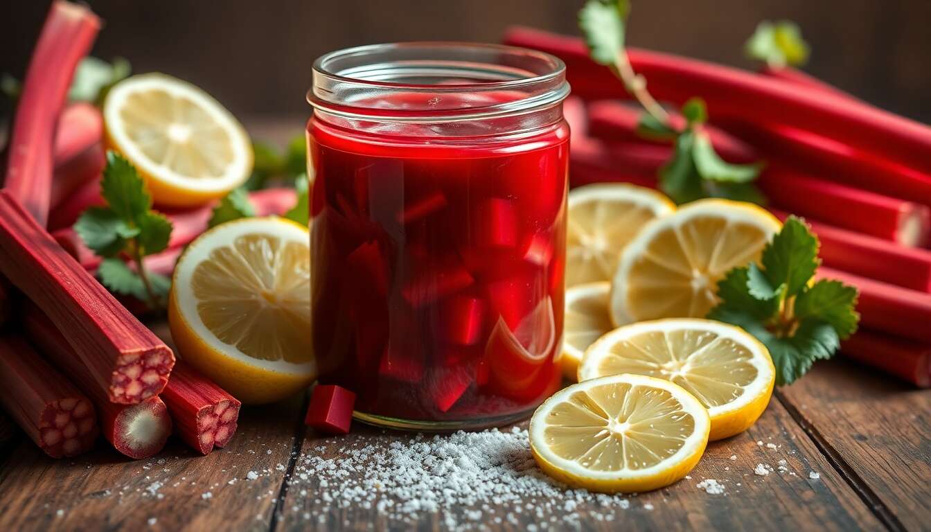 Recette secrète : confiture de rhubarbe light