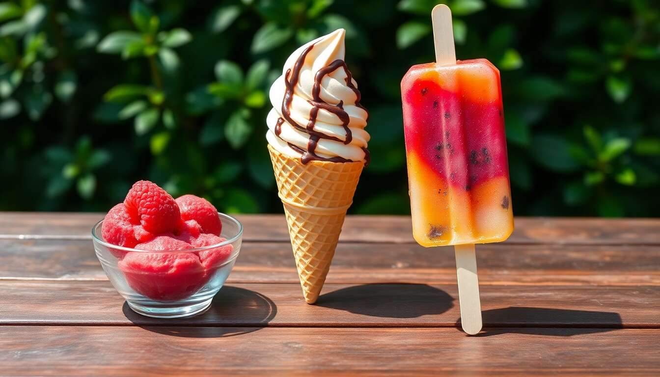 Sorbet, crème glacée ou glace aux fruits : comment les différencier ?