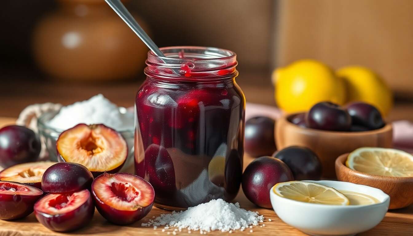 Délicieuse confiture de quetsches à l'ancienne