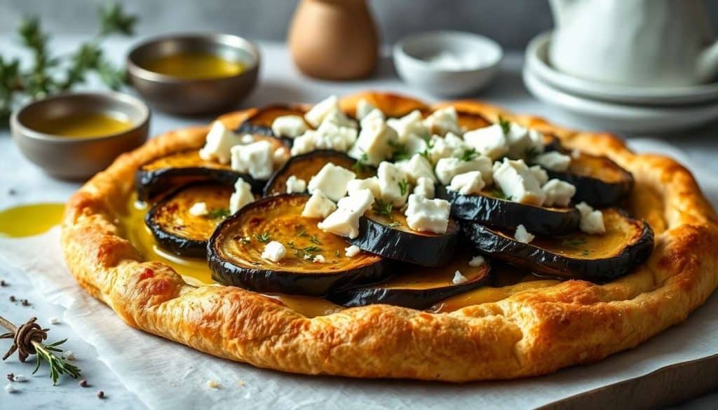 Tarte feuilletée salée aux aubergines : la recette savoureuse