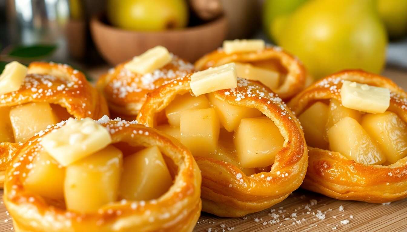 Feuilletés à la poire : la recette irrésistible