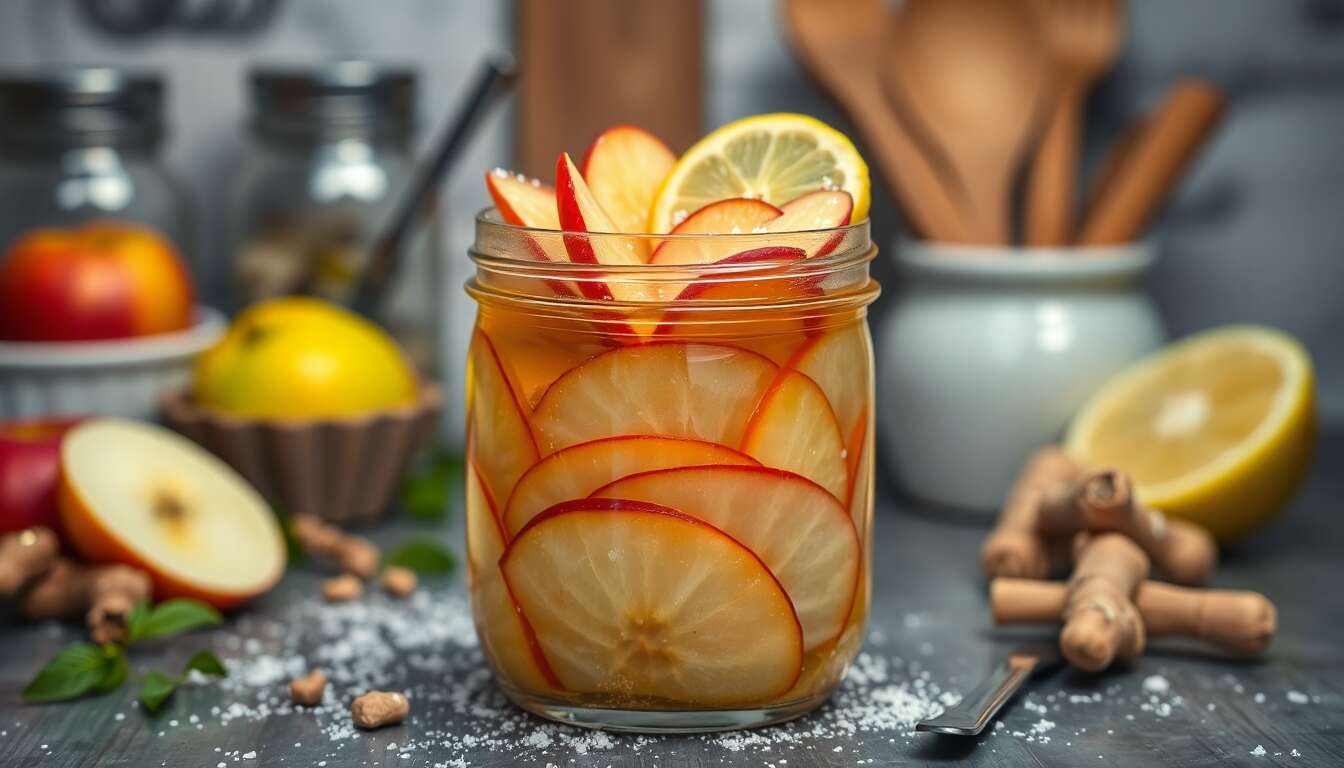 Délice en pot : pommes-gingembre exquises