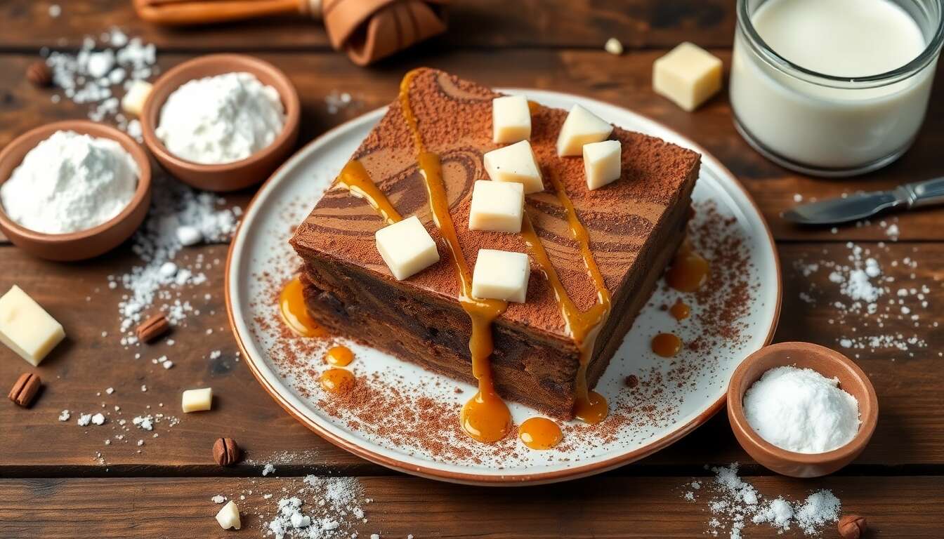 Recette : marbré caramel chocolat irrésistible