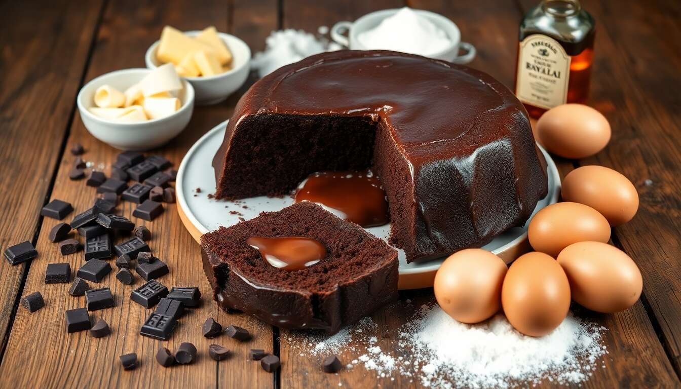 Gâteau fondant au chocolat : recette irrésistible