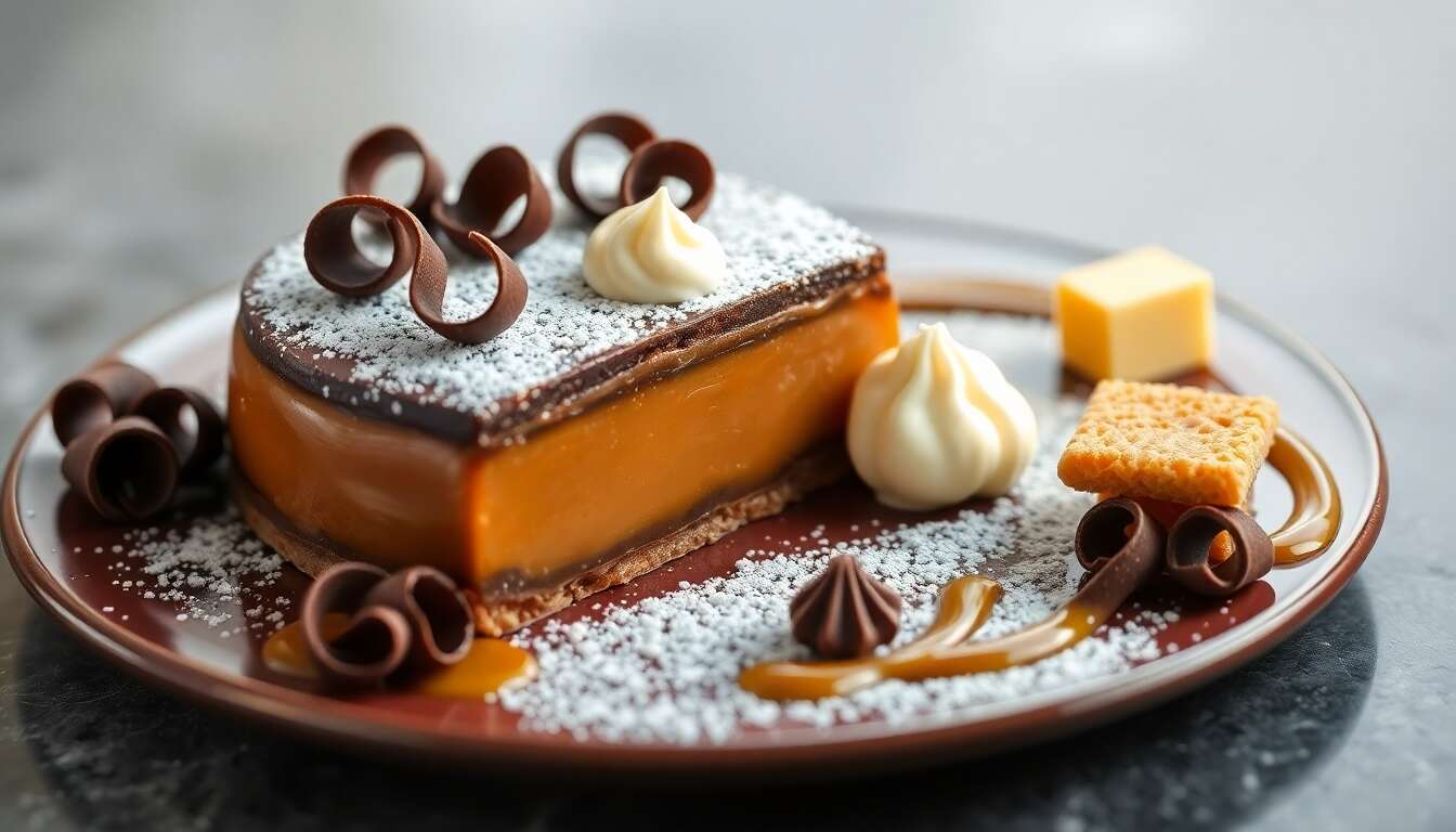 Entremets caramel chocolat : recette gourmande et raffinée