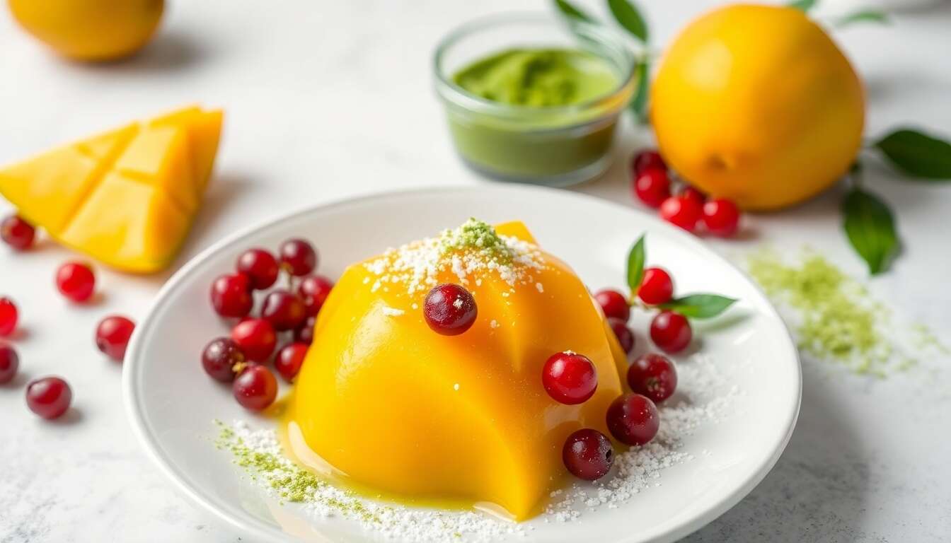 Recette de mangue, groseille et thé vert : une combinaison réussie