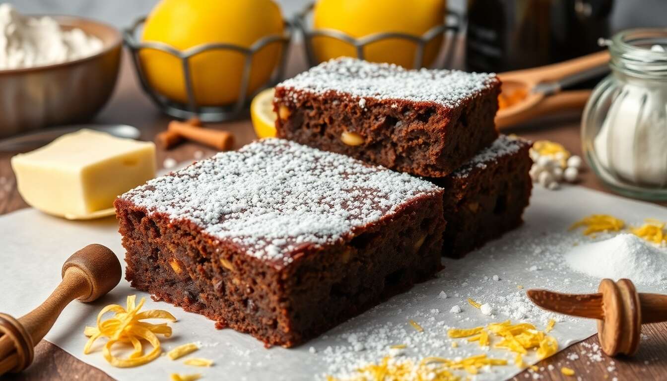 Brownie au citron : recette ultra fondante