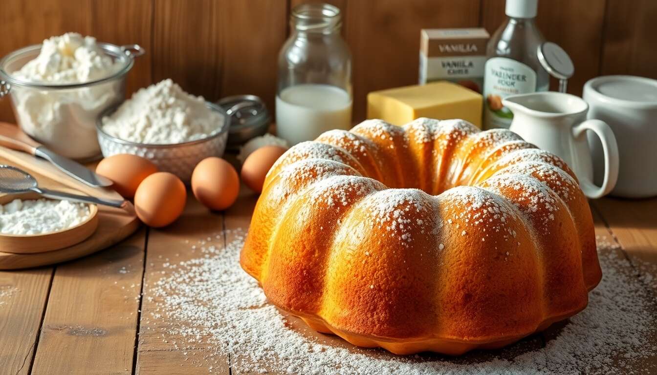 Recette Bundt Cake à la Vanille : délice Indémodable
