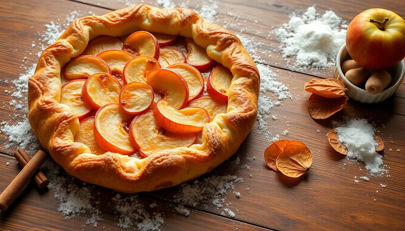 Tarte rustique aux pommes : recette délicieuse et facile