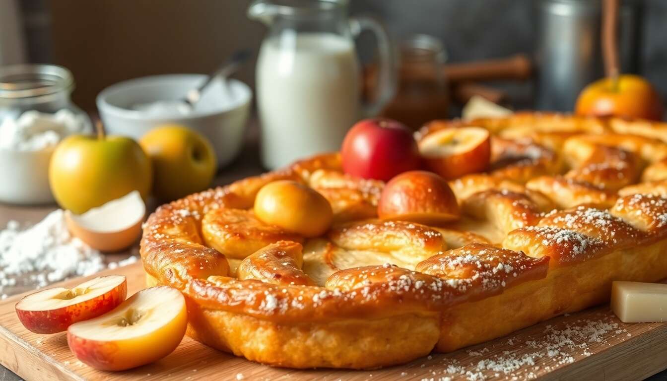 Flognarde aux pommes du Limousin : recette facile et savoureuse