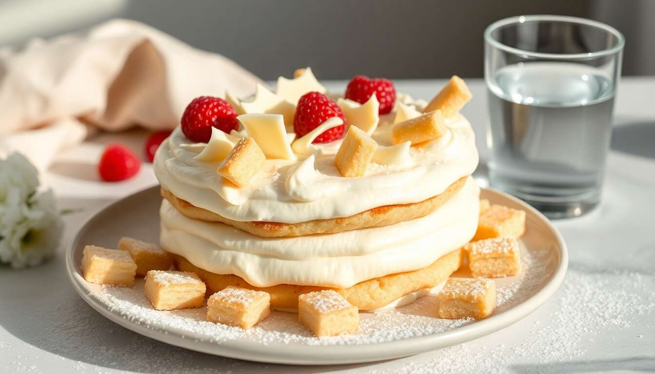 Recette : charlotte à la mousse de chocolat blanc