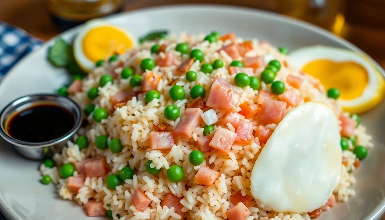 Riz cantonais facile : recette rapide et savoureuse