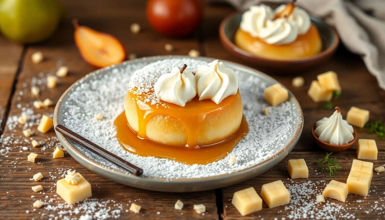 Entremets poires-caramel de Christophe Felder