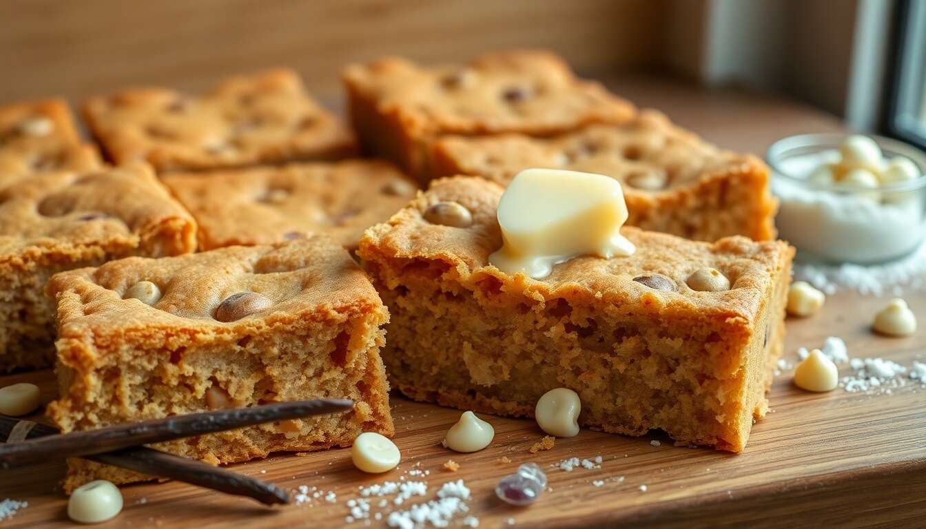 Recette de Blondies Moelleux : découvrez le Délicieux Goût du Blondie