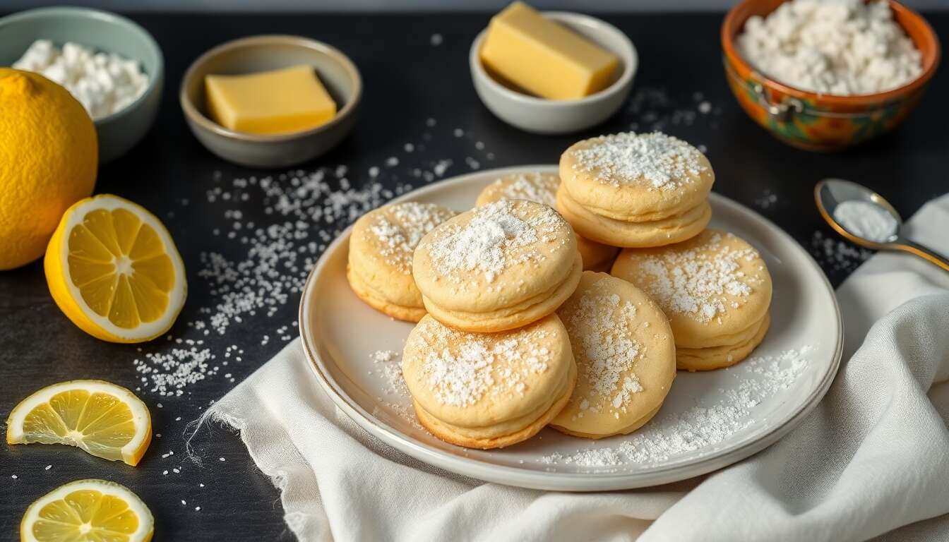 Recette Shortbreads Citron Pavot : délice Pâtissier Facile