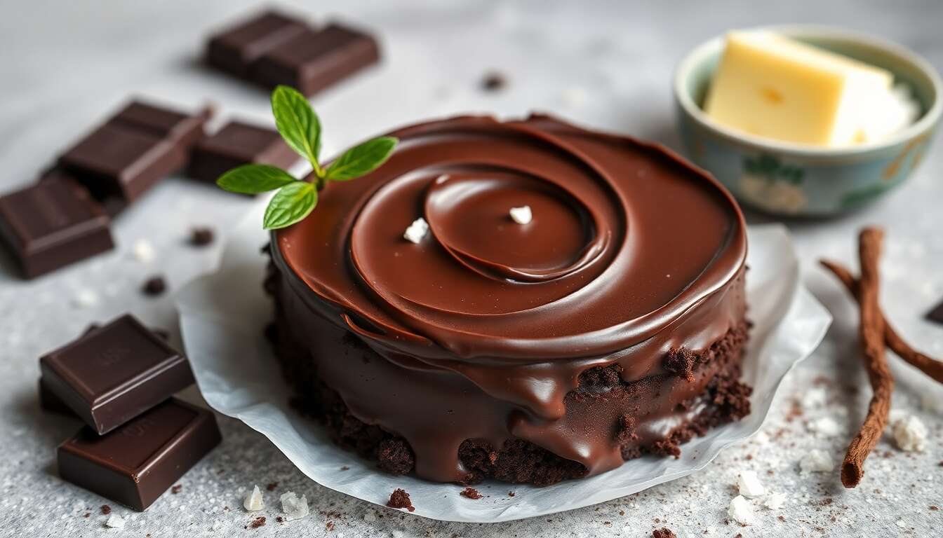 Recette de Fucking Dark Chocolate par Laurent Favre : une expérience chocolatée intense