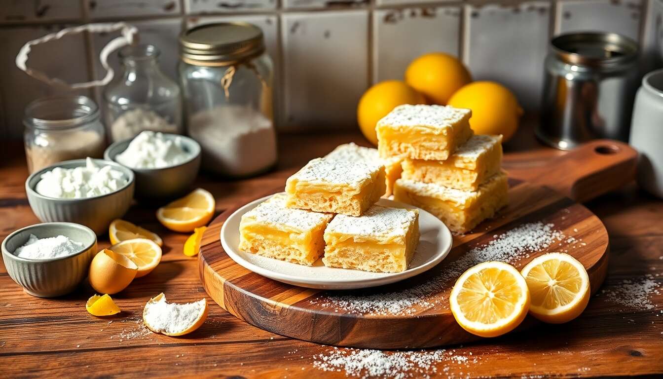 Carrés au citron de Martha Stewart : la recette inratable