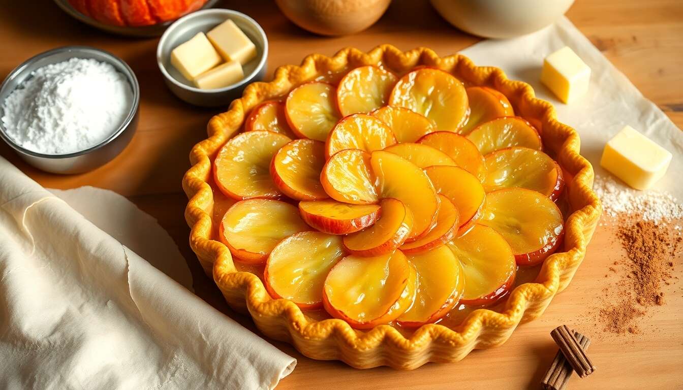 Recette facile de tarte aux pommes maison